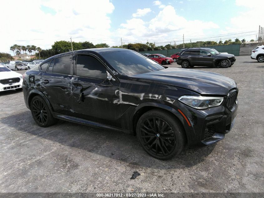 2022 BMW X6 M50I - 5UXCY8C04N9L85550