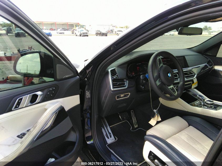 2022 BMW X6 M50I - 5UXCY8C04N9L85550