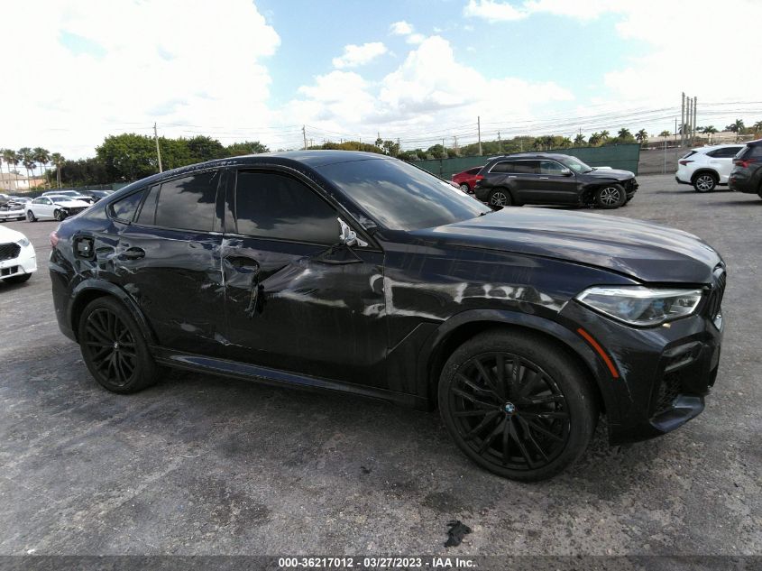 2022 BMW X6 M50I - 5UXCY8C04N9L85550