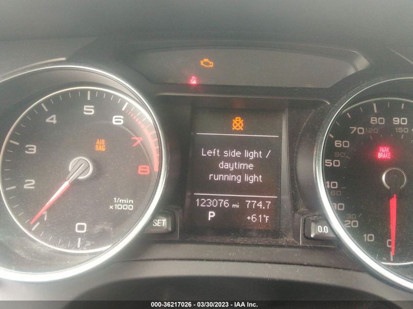 2013 AUDI A5 PREMIUM PLUS - WAULFAFR4DA000717