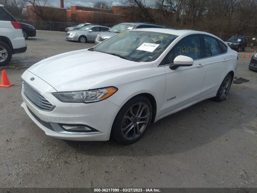 2017 FORD FUSION HYBRID SE - 3FA6P0LU1HR344023