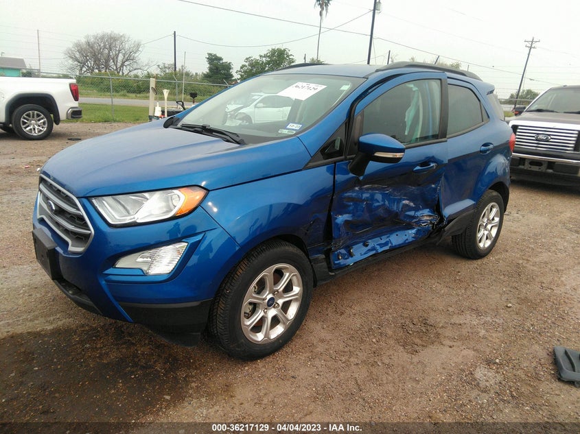 VIN MAJ3S2GE0MC431842 2021 FORD ECOSPORT SE
