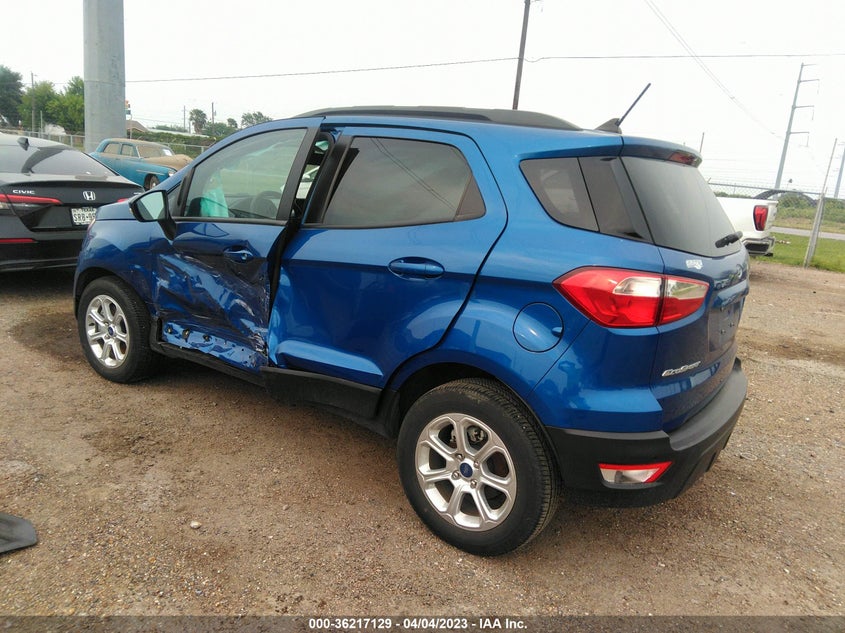 VIN MAJ3S2GE0MC431842 2021 FORD ECOSPORT SE