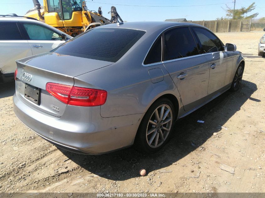 2016 AUDI A4 PREMIUM - WAUDFAFL4GN009267