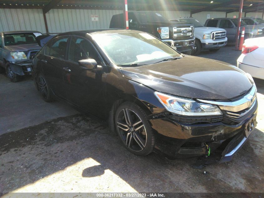 2017 HONDA ACCORD SEDAN SPORT - 1HGCR2F55HA009222