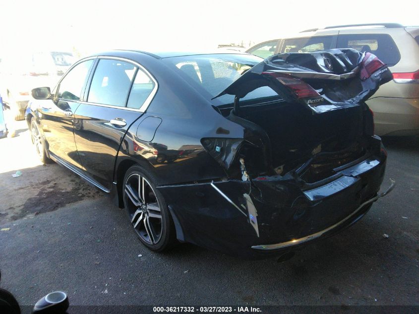 2017 HONDA ACCORD SEDAN SPORT - 1HGCR2F55HA009222