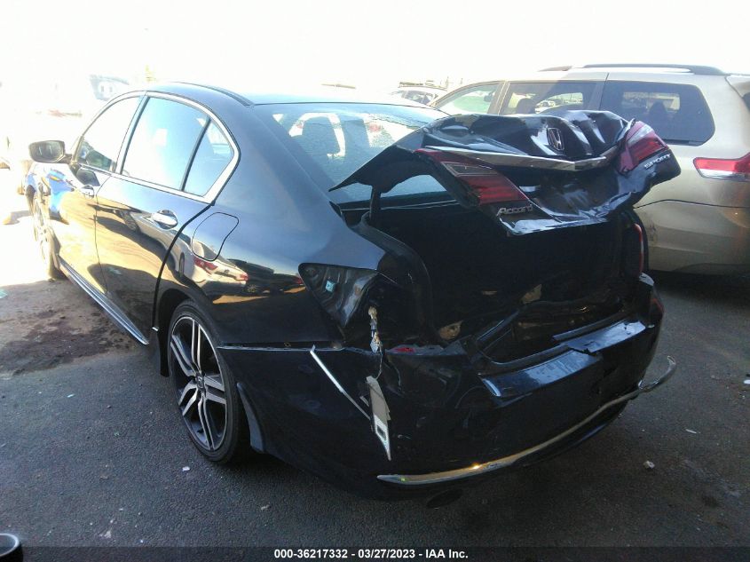 2017 HONDA ACCORD SEDAN SPORT - 1HGCR2F55HA009222