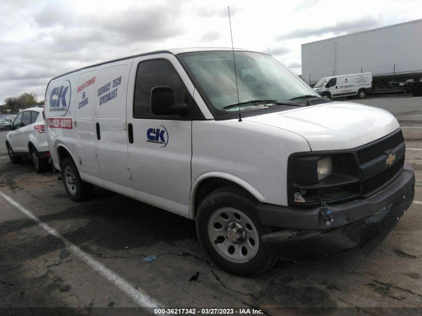 2014 CHEVROLET EXPRESS CARGO VAN - 1GCSGAFX2E0110733