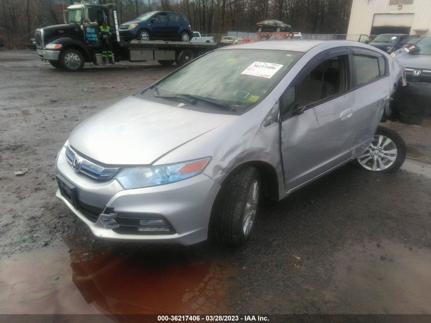 2014 HONDA INSIGHT EX JHMZE2H79ES000451