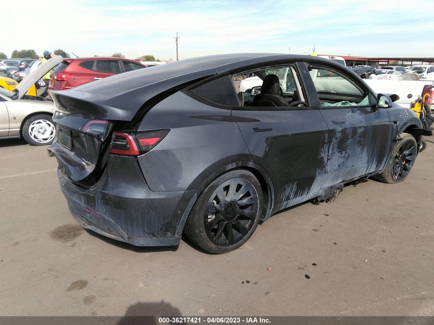 VIN 7SAYGDEE7NF507838 2022 TESLA MODEL Y LONG RANGE