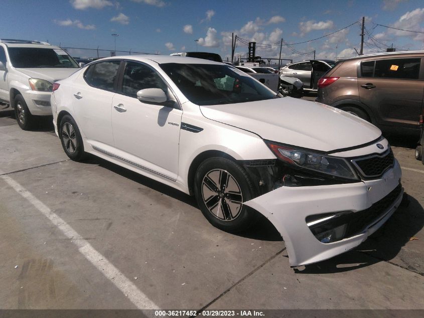 2013 KIA OPTIMA HYBRID LX - KNAGM4AD7D5057782
