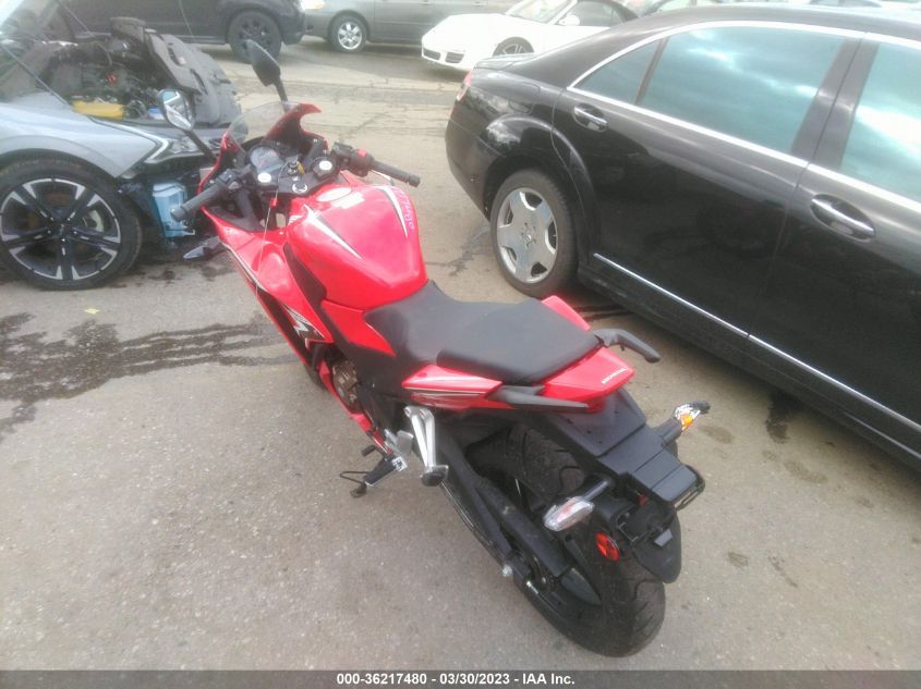 2022 HONDA CBR300 R MLHNC511XN5800149