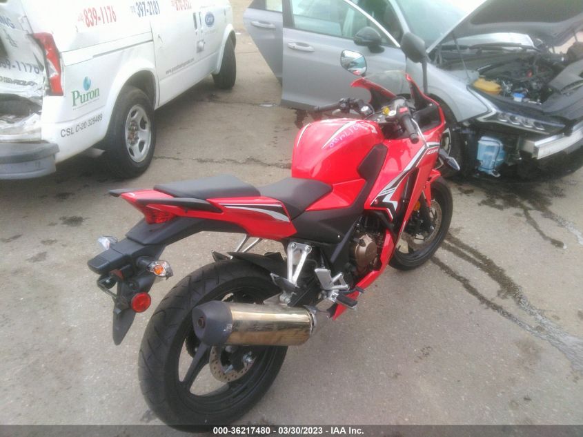 2022 HONDA CBR300 R MLHNC511XN5800149