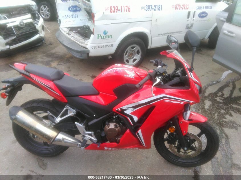 2022 HONDA CBR300 R MLHNC511XN5800149