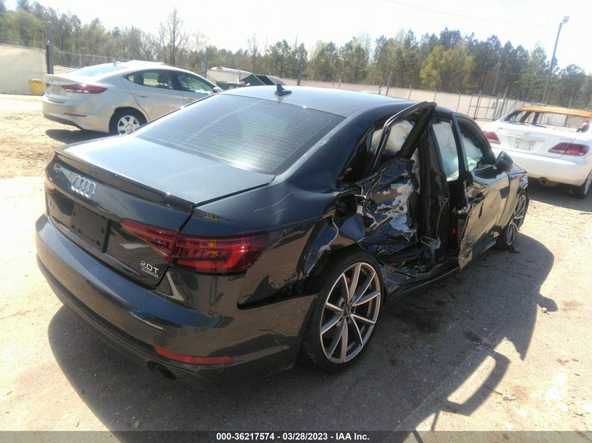 VIN WAUENAF45JA070237 2018 AUDI A4 PREMIUM PLUS