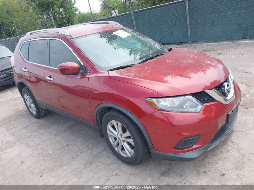 2016 NISSAN ROGUE SV - KNMAT2MT2GP685633