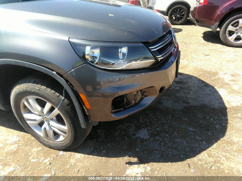 2014 VOLKSWAGEN TIGUAN S - WVGAV3AX0EW503725