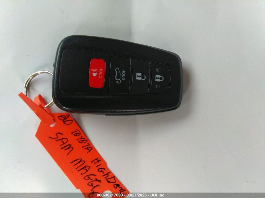 2020 TOYOTA HIGHLANDER L - 5TDCZRBH2LS020343