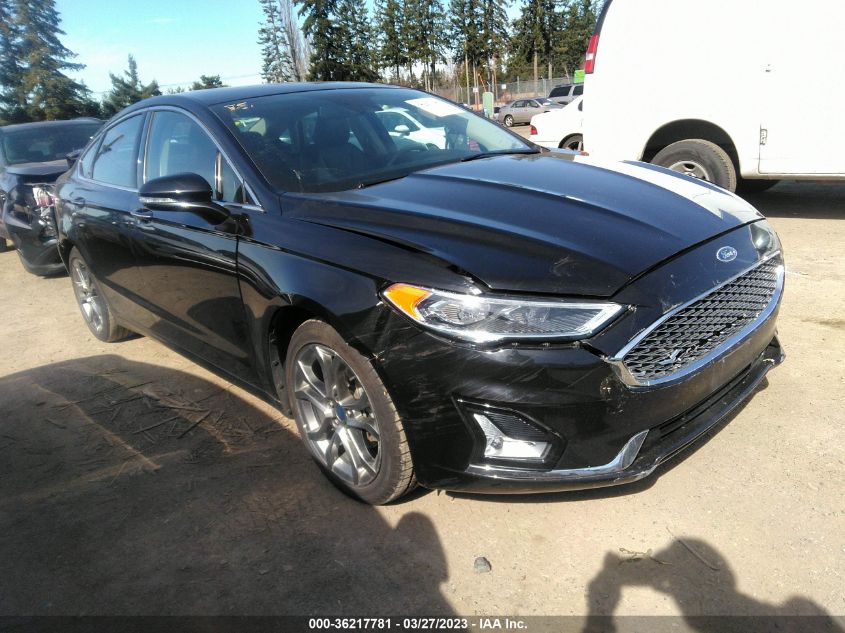 2020 FORD FUSION HYBRID TITANIUM - 3FA6P0RU7LR182401