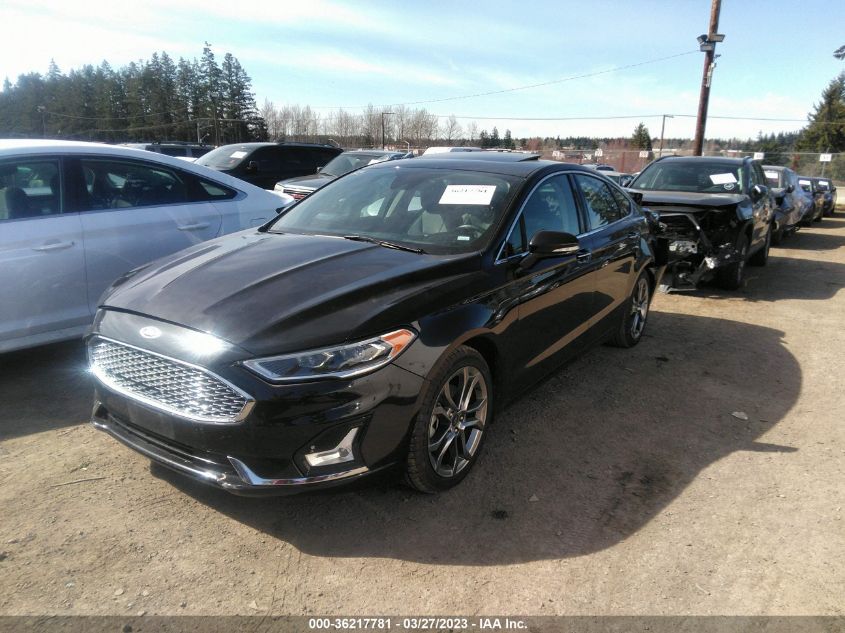 2020 FORD FUSION HYBRID TITANIUM - 3FA6P0RU7LR182401