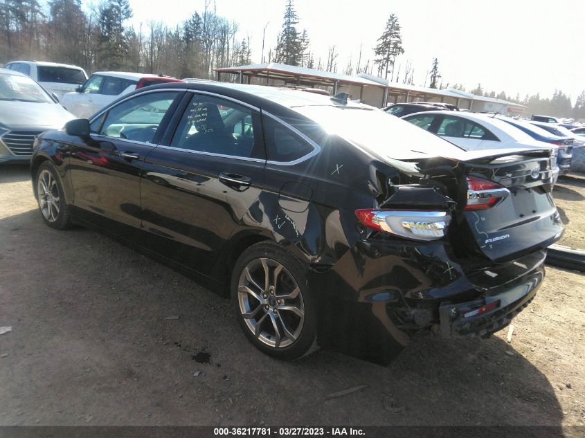 2020 FORD FUSION HYBRID TITANIUM - 3FA6P0RU7LR182401