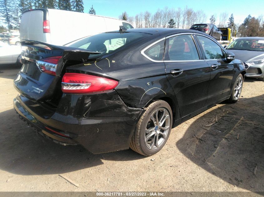 2020 FORD FUSION HYBRID TITANIUM - 3FA6P0RU7LR182401