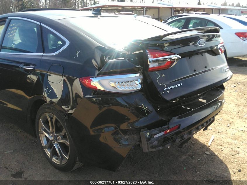 2020 FORD FUSION HYBRID TITANIUM - 3FA6P0RU7LR182401
