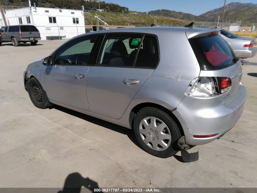2013 VOLKSWAGEN GOLF W/CONV & SUNROOF - WVWDB7AJ1DW139066