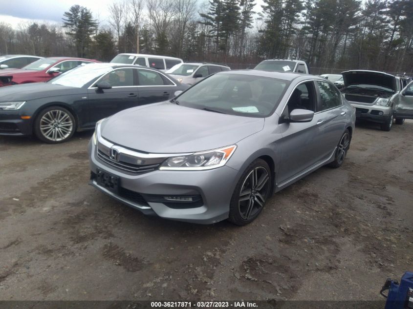 2017 HONDA ACCORD SEDAN SPORT SE - 1HGCR2F13HA097491