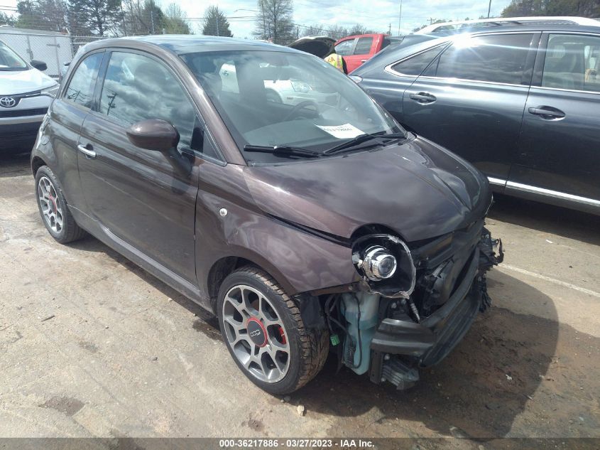 2013 FIAT 500 SPORT - 3C3CFFBR0DT514521