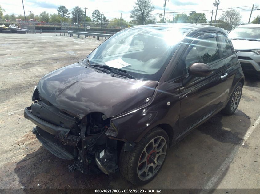 2013 FIAT 500 SPORT - 3C3CFFBR0DT514521