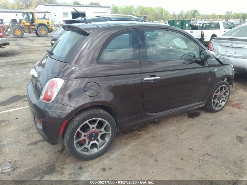 2013 FIAT 500 SPORT - 3C3CFFBR0DT514521