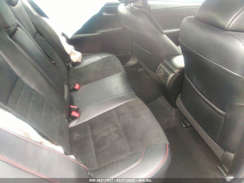 2015 TOYOTA CAMRY XLE/SE/LE/XSE - 4T1BF1FK1FU976517