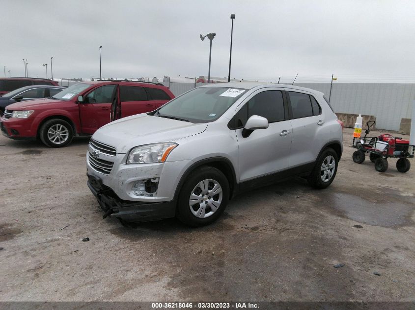 2016 CHEVROLET TRAX LS - 3GNCJKSB8GL274331