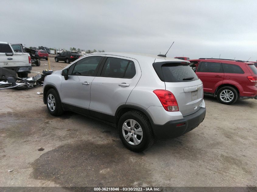 2016 CHEVROLET TRAX LS - 3GNCJKSB8GL274331