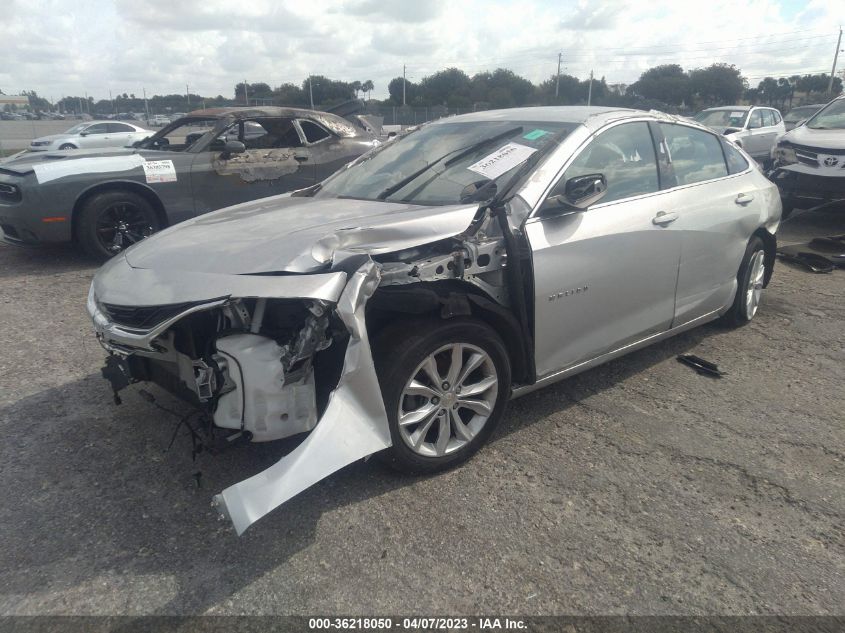 2019 CHEVROLET MALIBU LT - 1G1ZD5ST4KF165655
