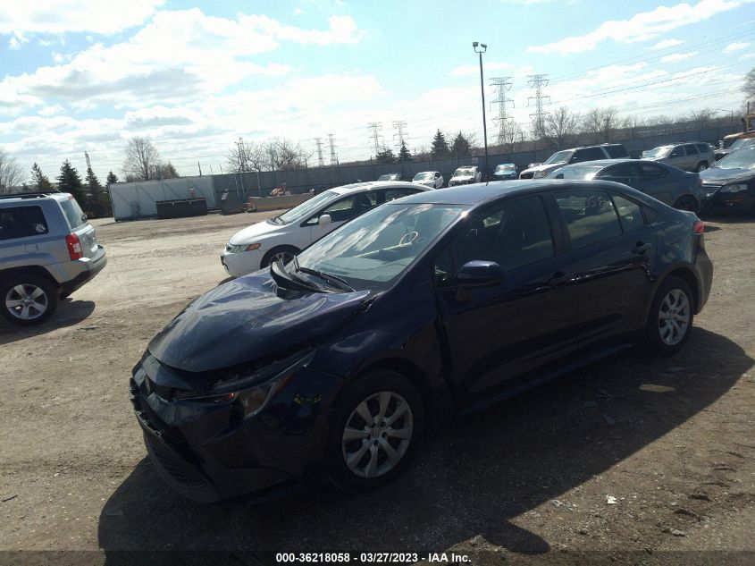 2022 TOYOTA COROLLA LE - JTDEPMAEXNJ194900