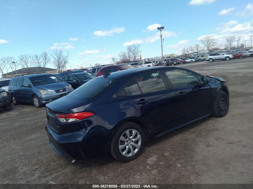 2022 TOYOTA COROLLA LE - JTDEPMAEXNJ194900
