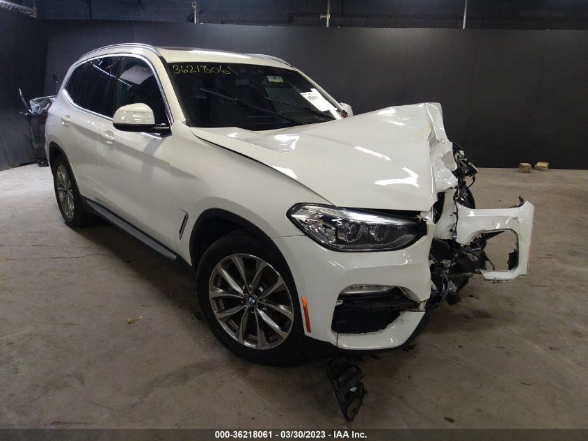 2019 BMW X3 XDRIVE30I - 5UXTR9C58KLP77685