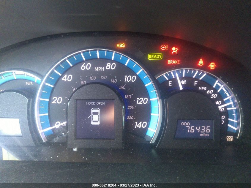 2013 TOYOTA CAMRY HYBRID LE/XLE - 4T1BD1FK5DU091787