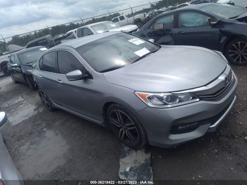 2017 HONDA ACCORD SEDAN SPORT - 1HGCR2F52HA141502