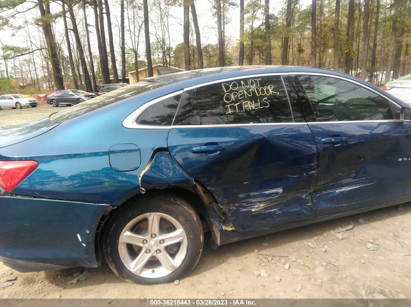 VIN 1G1ZC5ST0KF170984 2019 CHEVROLET MALIBU LS