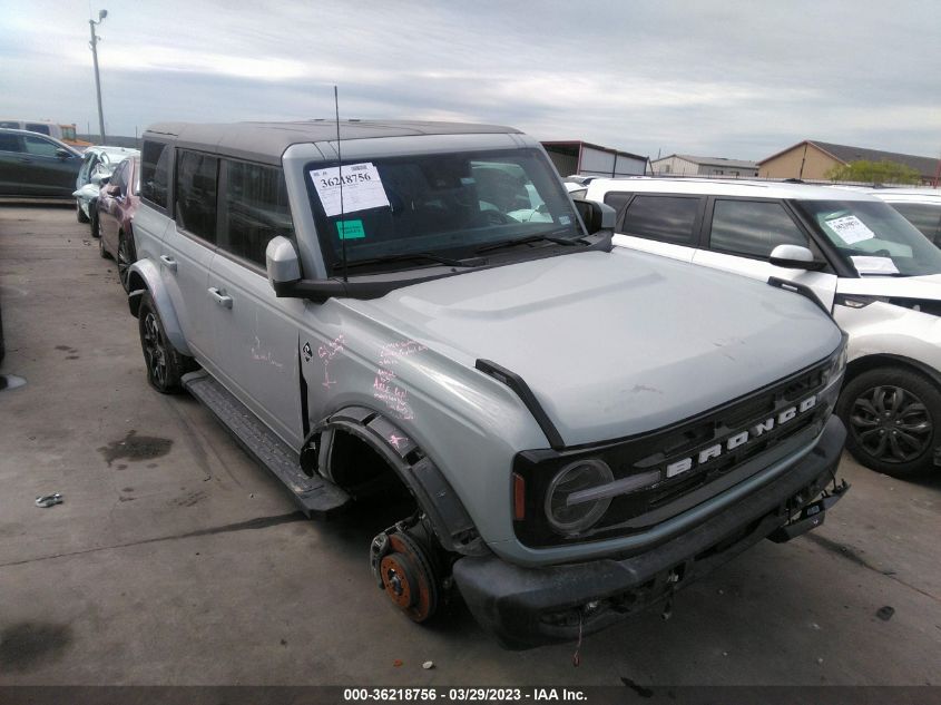 2022 FORD BRONCO BASE/BIG BEND - 1FMEE5BP4NLA90799