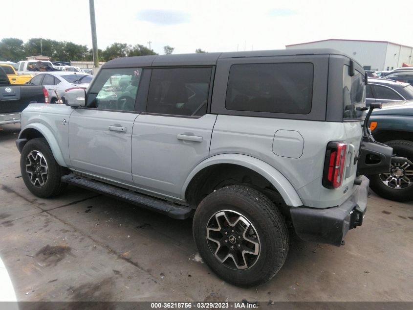 2022 FORD BRONCO BASE/BIG BEND 1FMEE5BP4NLA90799