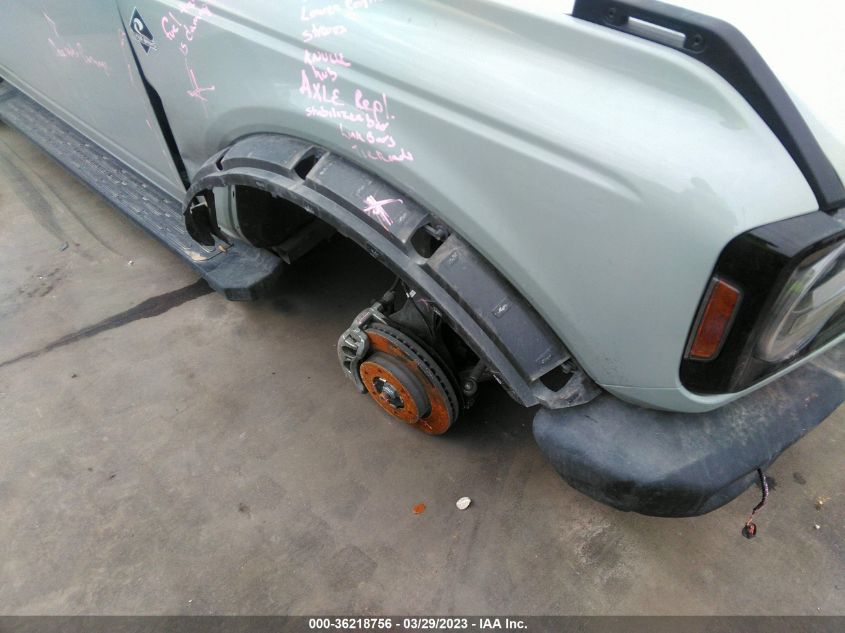 2022 FORD BRONCO BASE/BIG BEND 1FMEE5BP4NLA90799