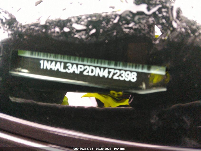 2013 NISSAN ALTIMA 2.5 SL - 1N4AL3AP2DN472398