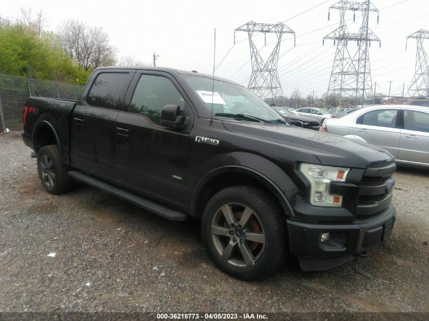 2015 FORD F-150 LARIAT - 1FTEW1EG5FFA01294