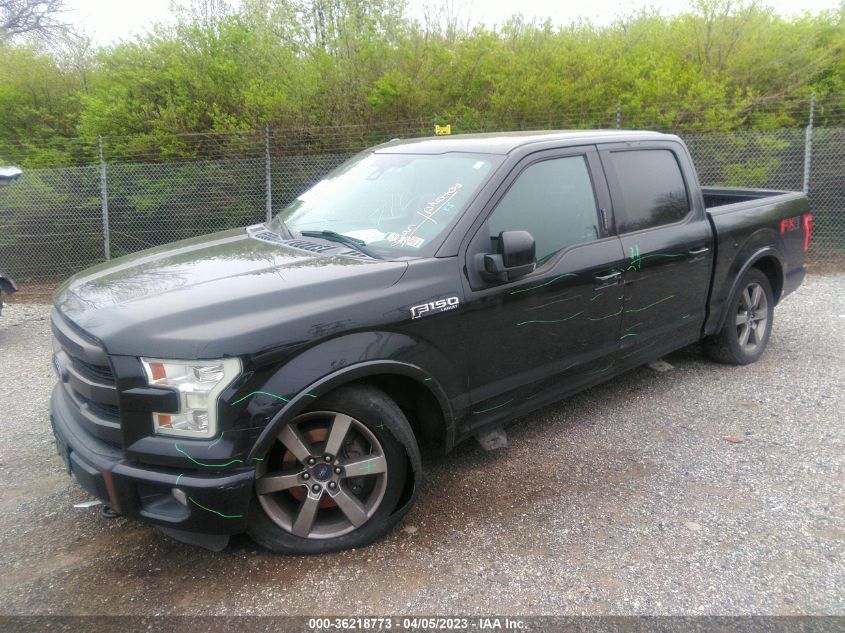 2015 FORD F-150 LARIAT - 1FTEW1EG5FFA01294