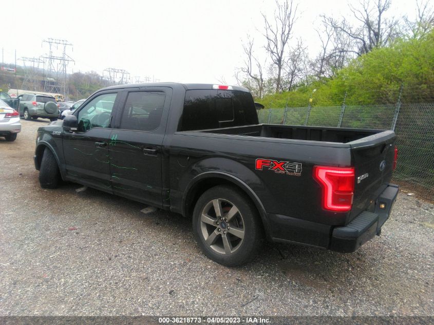 2015 FORD F-150 LARIAT - 1FTEW1EG5FFA01294