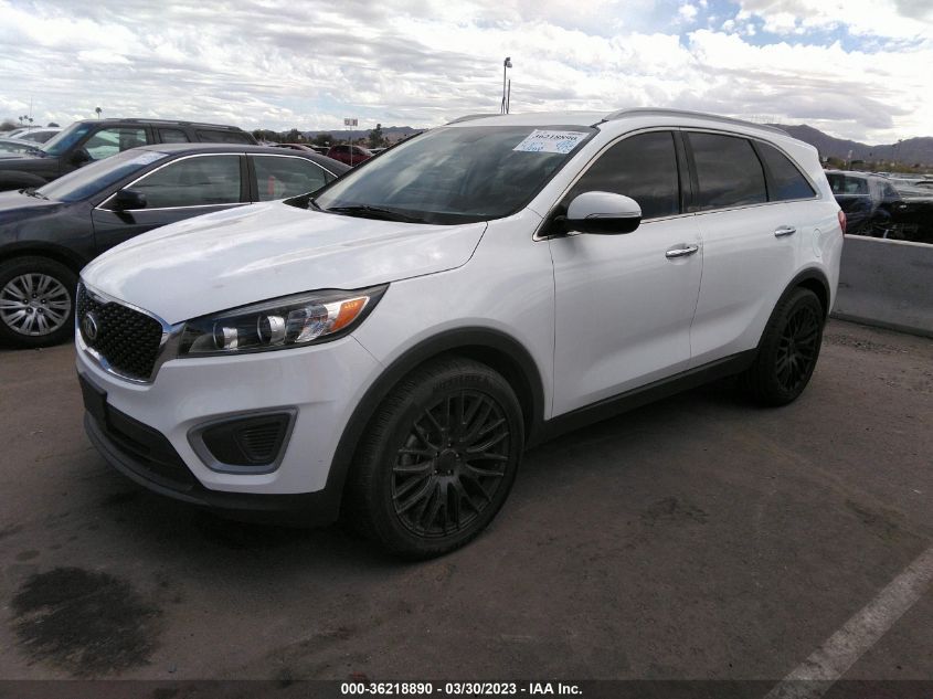 2017 KIA SORENTO LX - 5XYPG4A35HG277338